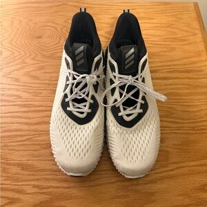 Adidas Men's Black and White Athletic Shoes - Alphabounce 1